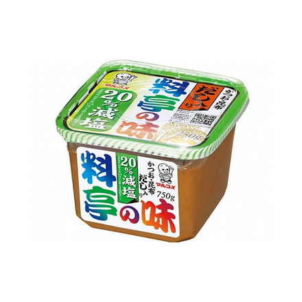 【まとめ買い】マルコメ だし入り味噌 料亭の味 減塩 750g x8個セット まとめ セット セット買い 業務用