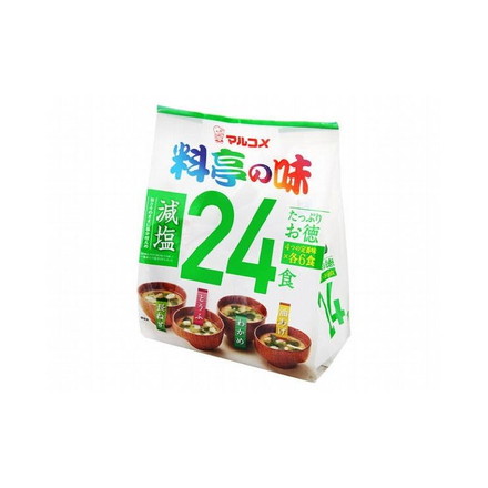 【まとめ買い】マルコメ たっぷりお徳料亭の味減塩24食 396g x6個セット まとめ セット セット買い 業務用