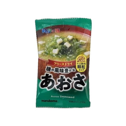 【単品10個セット】 マルコメ フリーズドライ顆粒みそ汁 料亭の味あおさ 7g