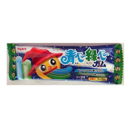 【20個セット】 丸川製菓 あおべーみどりべーガム 2本 x20 セット まとめ売り セット販売 お徳用 おまとめ品