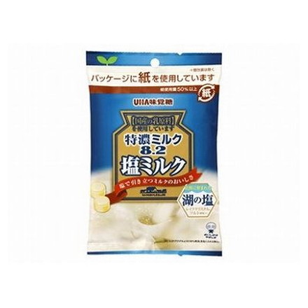 【6個セット】 UHA味覚糖 特濃ミルク8.2塩ミルク 75g x6