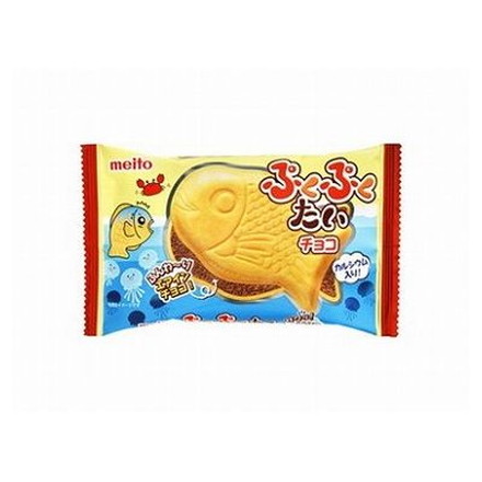 【10個セット】 名糖 ぷくぷくたい エアインチョコ 1個 x10