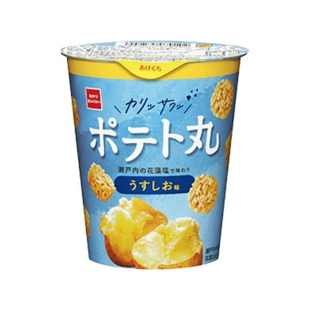 【単品12個セット】 おやつカンパニー ポテト丸 うすしお味 55g