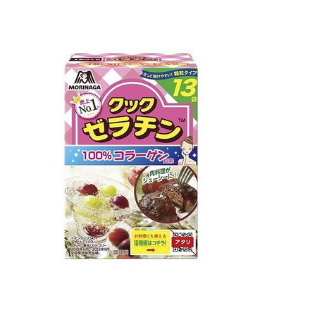 【4個セット】 森永 クックゼラチン 5gx13袋 x4