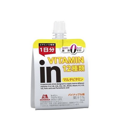 【単品6個セット】 森永 inゼリー マルチビタミンカロリーゼロ 180gx6 まとめ買い まとめ売り お徳用 大容量 セット販売