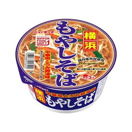 【12個セット】 ニュータッチ 横浜もやしそば カップ 92g x12