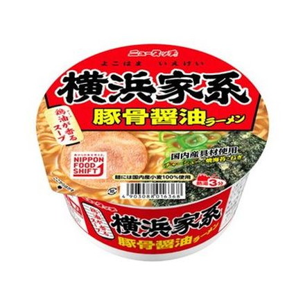 【12個セット】 ニュータッチ 横浜家系 豚骨醤油ラーメン 108g x12