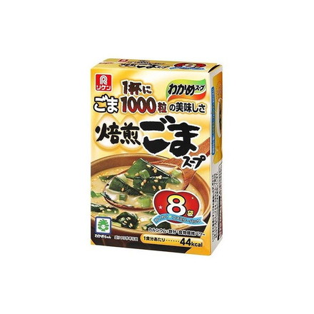 【6個セット】 理研 焙煎ごまスープ ファミリーパック 8袋 x6 まとめ売り セット販売 お徳用 おまとめ品
