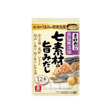 【5個セット】 理研 素材力だし 七素材の旨みだし 60g x5 まとめ買い まとめ売り お徳用 大容量 セット販売