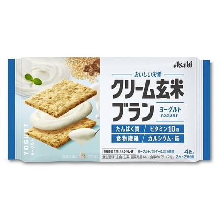 【単品6個セット】 アサヒ クリーム玄米ブラン ヨーグルト 72gx6 まとめ買い まとめ売り お徳用 大容量 セット販売