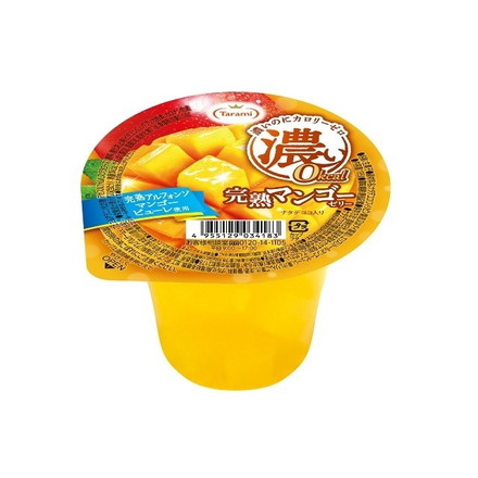 【単品6個セット】 たらみ25濃い0kcal完熟マンゴーゼリ 195g