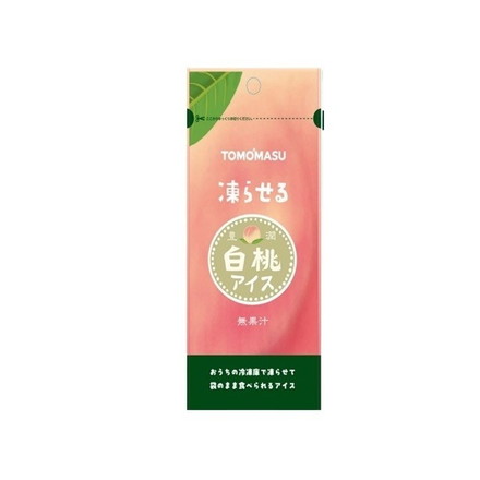【単品12個セット】 友桝飲料 果実アイス 白桃 80g