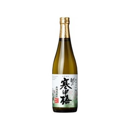 新潟銘醸 清酒 越の寒中梅 純米大吟醸 新潟県産米 720ml