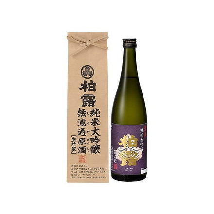 柏露酒造 柏露 純米大吟醸 無濾過 生貯蔵 原酒 720ml 日本酒 清酒 酒 Sake 新潟