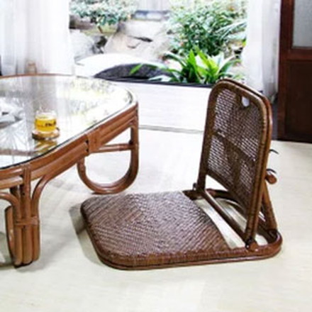 折りたたみ座椅子 籐家具 籐 ラタン イス 椅子 座椅子 折りたたみ コンパクト チェア ローチェア フロアチェア リクライニング
