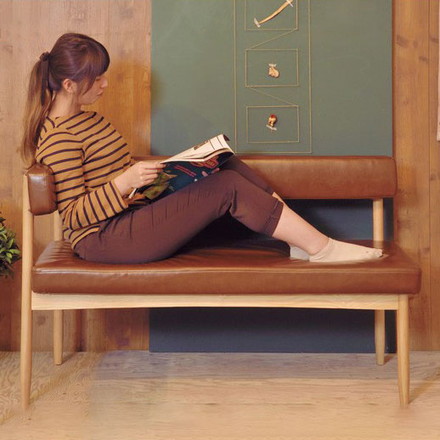 lux【ルークス】ダイニングシリーズ 片肘ソファ 台所 ダイニング ダイニングソファ ダイニング用ソファ 幅124cm