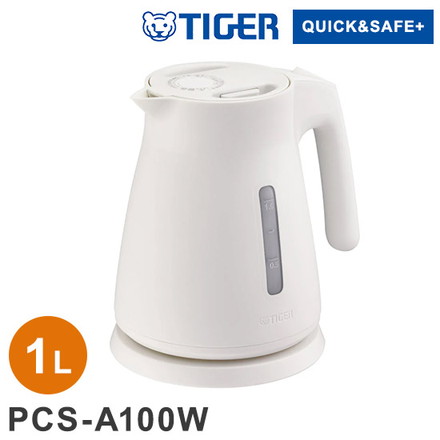 タイガー 電気ケトル 1L ホワイト PCS-A100W