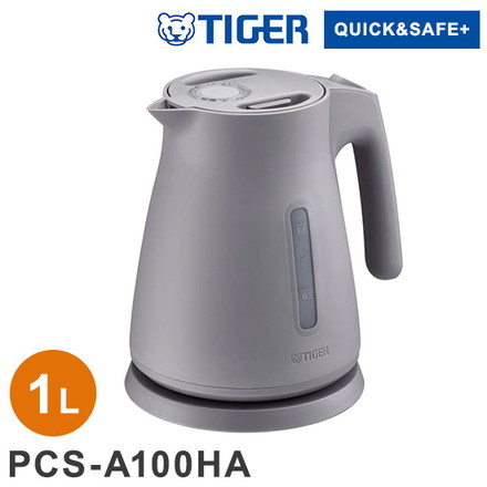 タイガー 電気ケトル 1L アッシュグレー PCS-A100HA