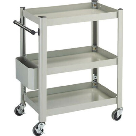 TRUSCO コンビネーションワゴン 643X427XH880 サイドBOX付【TCW-81A2F】(ツールワゴン・ボルト式ワゴン)