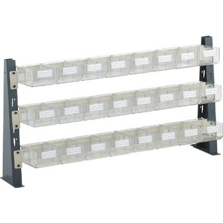 TRUSCO UPR型ライトビンラック卓上用 HT-1X24個【UPR-ML1803】(工場用保管設備・パネルラック)