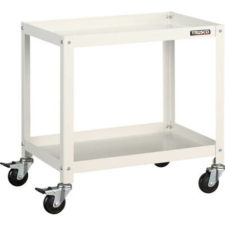 ＴＲＵＳＣＯ ラビットワゴン 600Ｘ400 ゴム車輪 Ｗ色【RBW-662 W】(ツールワゴン・ボルト式ワゴン)