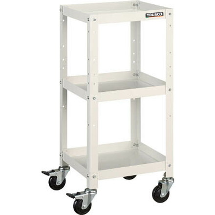 ＴＲＵＳＣＯ ラビットワゴン 360Ｘ360 ゴム車輪 Ｗ色【RBW-833 W】(ツールワゴン・ボルト式ワゴン)