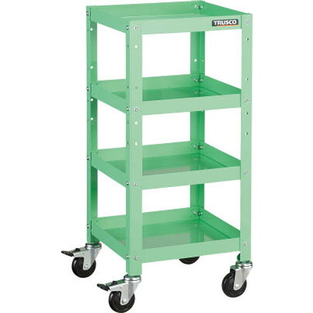 ＴＲＵＳＣＯ ラビットワゴン 360Ｘ360 ゴム車輪 ＹＧ色【RBW-834 YG】(ツールワゴン・ボルト式ワゴン)