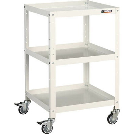 ＴＲＵＳＣＯ ラビットワゴン 500Ｘ500 ウレタン車輪 Ｗ色【RBW-853U W】(ツールワゴン・ボルト式ワゴン)