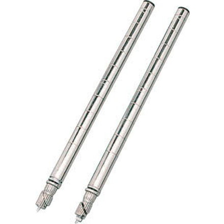 ＩＲＩＳ メタルラックミニ用延長ポール2本セット 径19×340【MM-30EPW】(物品棚・メッシュ棚)
