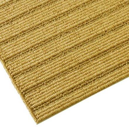 ミヅシマ リネンマット ハイロー 450×750ｍｍ【410-0220】(床材用品・マット)