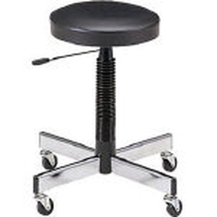 ＴＲＵＳＣＯ 作業用チェア ガス調整式 Φ315ＸＨ450ー620 ブラック【L-60GC】(オフィス家具・作業用チェア)