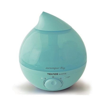 千住 TEKNOSLED 滴型超音波加湿器 メレンゲBig（Ag+カートリッジ） 3.6L ブルー EL-C314（B） 1台