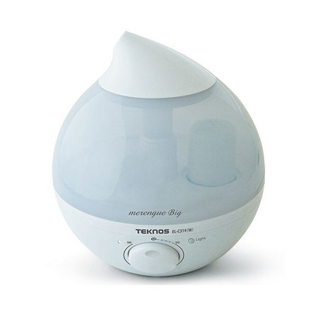 千住 TEKNOSLED 滴型超音波加湿器 メレンゲBig（Ag+カートリッジ） 3.6L ホワイト EL-C314（W） 1台