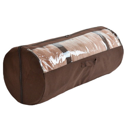 トーホーコーポレーション 円筒型毛布収納ケース 窓 TO-MSC3-BR