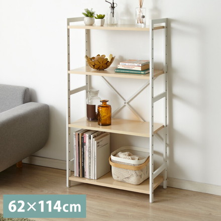 オープンラック ラック 収納ラック 四段 4段 収納 シェルフ レンジラック 棚 キッチン スチール 物置き