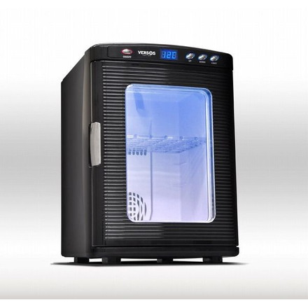 VERSOS ポータブル 冷温庫 冷蔵庫 25L 1ドア 大容量 アウトドア AC DC電源 ぺルチェ式 ベルソス VS-404BK ブラック