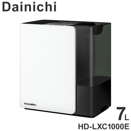 ダイニチ Dainichi 気化ハイブリッド式加湿器 HD-LXC1000E 7L スマートリモコン スマホ操作 エコ 省エネ タイマー 湿度設定 湿度表示 チャイルドロック 給水サイン ハンドル 持ち手 抗菌