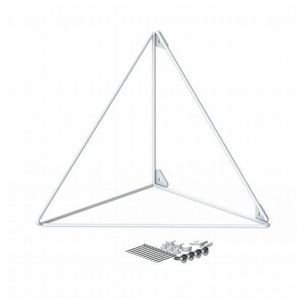 トライアングルフレーム L ホワイト WPW-68 平安伸銅工業