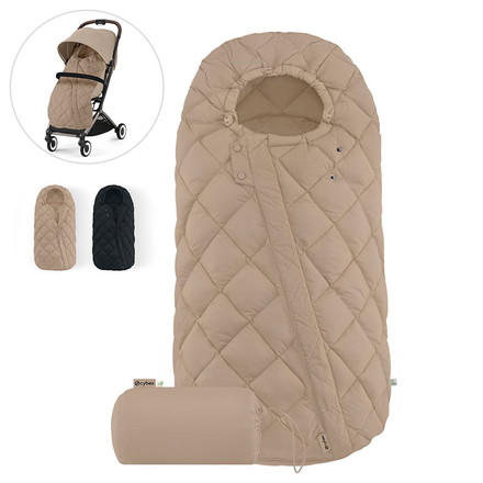 スノッガ2 サイベックス cybex ストローラー ベビーカー アクセサリー 断熱性 保温性 超軽量 コンパクト スノッガ ムーンブラック