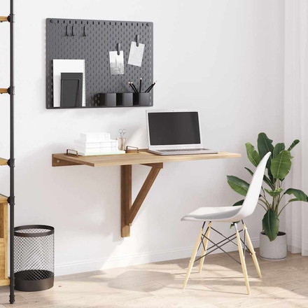 vidaXL 折りたたみ式 ウォールテーブル オーク 100×60cm 家具 テーブル 折り畳み式テーブル