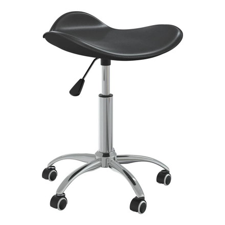 vidaXL サロンスパスツール ブラック 合成皮革製ビジネス&工業用美容・化粧品業界サロンチェア