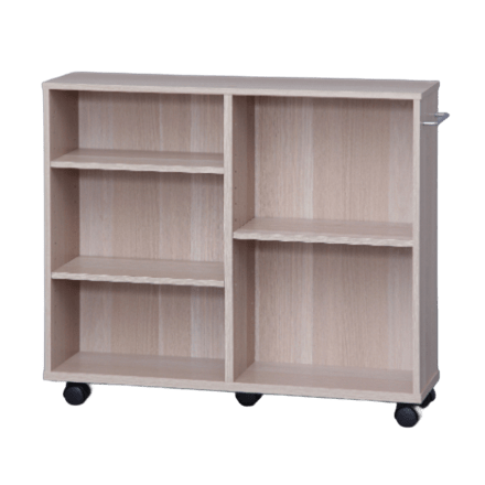 アイリスオーヤマ 収納カート 幅75cmｘ奥行20cmｘ高さ65cm SYR-7520 ナチュラル
