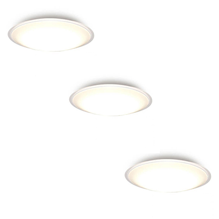 アイリスオーヤマ LEDシーリングライト 6畳 調光調色 クリアフレーム 3個セット CEA6DL-5.0QCF