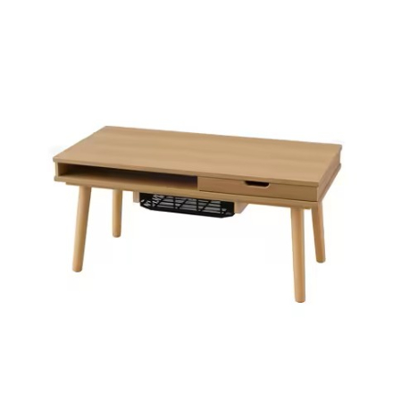 アイリスオーヤマ こたつ 収納付ロータイプ IKT-SA0840-LBR ライトブラウン