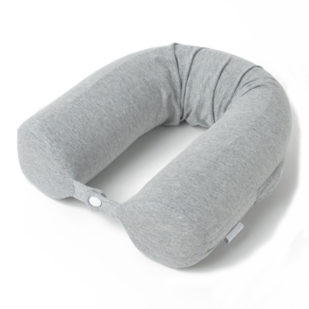 【ヒルナンデス&おはよう日本 TV紹介品★グッドデザイン賞】GUAPO 好きな形に曲げられるネックピロー グレー