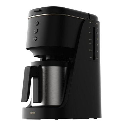 コーヒーメーカー 山善 ハイブリッドコーヒーメーカー ［ミルなし］ YCB-720-B ブラック