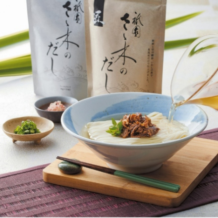 「祇園さゝ木」だしと牛しぐれ煮・手延素麺セット