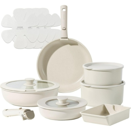 調理器具 CAROTE カローテ フライパン セット 16点 グレージュ