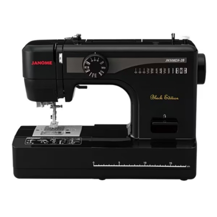 電動ミシン ジャノメ フットコントローラー付 JN508DX-2B ブラック