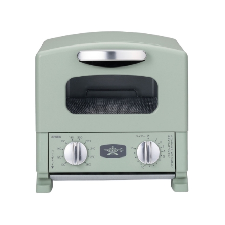 オーブントースター 日本エー・アイ・シー Aladdin グラファイトトースター 1枚焼き AET-G8A(G) グリーン